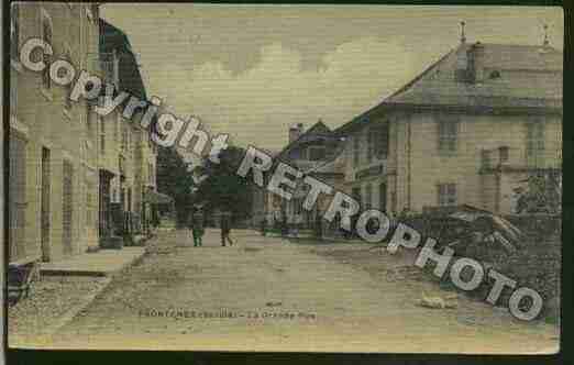 Ville de FRONTENEX Carte postale ancienne