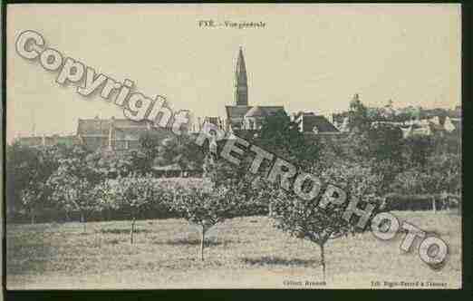 Ville de FYE Carte postale ancienne