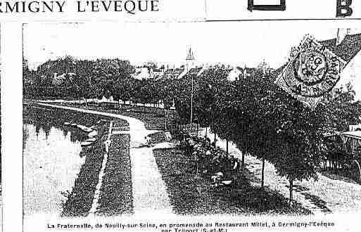 Ville de GERMIGNYL\'EVEQUE Carte postale ancienne