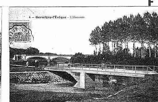 Ville de GERMIGNYL\'EVEQUE Carte postale ancienne