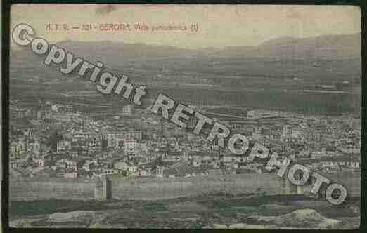 Ville de GERONA Carte postale ancienne