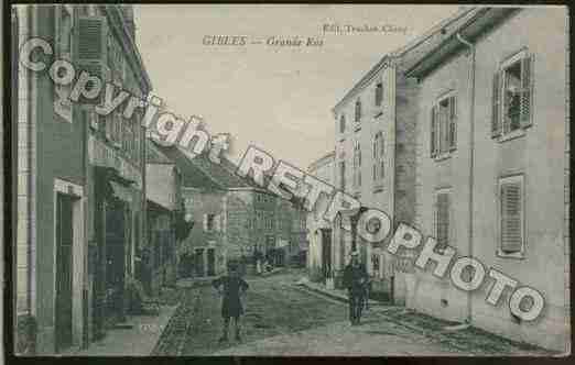 Ville de GIBLES Carte postale ancienne