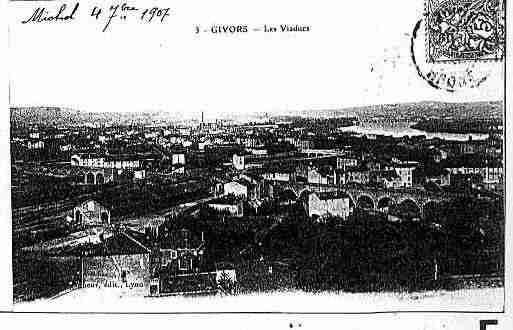 Ville de GIVORS Carte postale ancienne