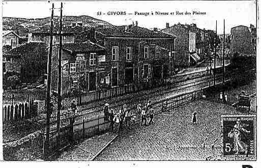 Ville de GIVORS Carte postale ancienne