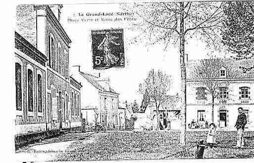 Ville de GRANDLUCE Carte postale ancienne