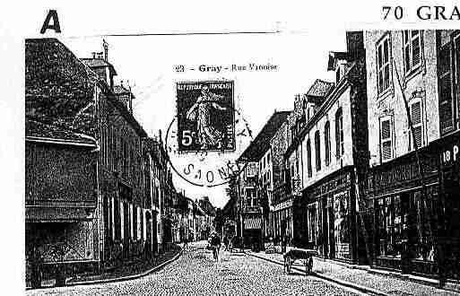 Ville de GRAY Carte postale ancienne