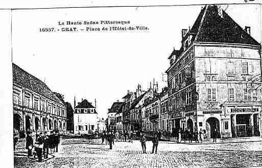 Ville de GRAY Carte postale ancienne