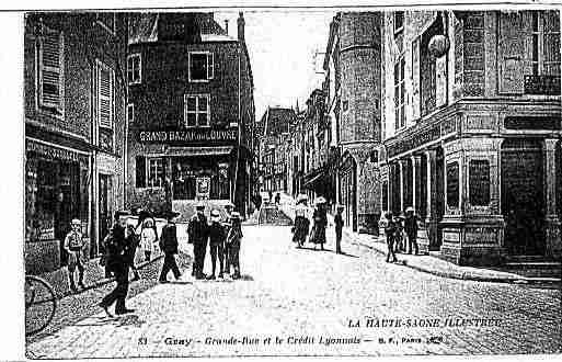 Ville de GRAY Carte postale ancienne