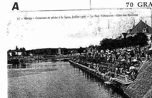 Ville de GRAY Carte postale ancienne