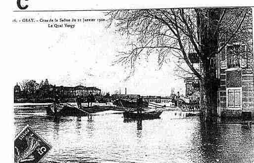 Ville de GRAY Carte postale ancienne