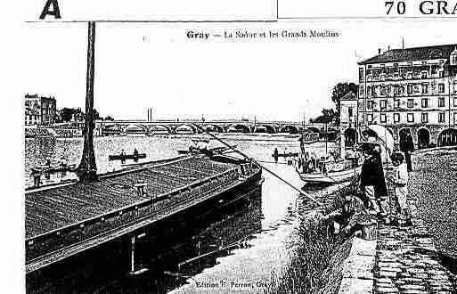 Ville de GRAY Carte postale ancienne