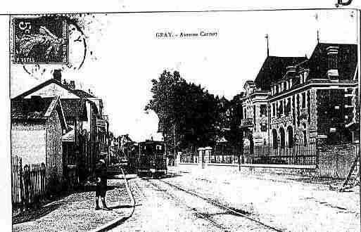 Ville de GRAY Carte postale ancienne