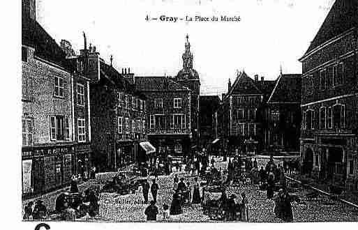 Ville de GRAY Carte postale ancienne