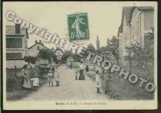 Ville de GRETZARMAINVILLIERS Carte postale ancienne