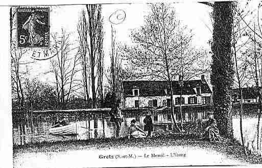 Ville de GRETZARMAINVILLIERS Carte postale ancienne