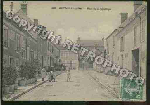 Ville de GRETZSURLOING Carte postale ancienne