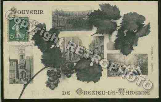 Ville de GREZIEULAVARENNE Carte postale ancienne