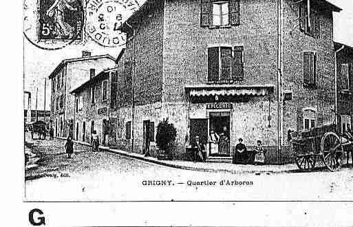 Ville de GRIGNY Carte postale ancienne