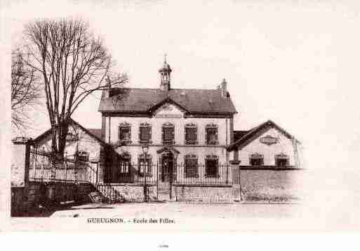 Ville de GUEUGNON Carte postale ancienne