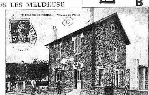 Ville de ISLESLESMELDEUSES Carte postale ancienne