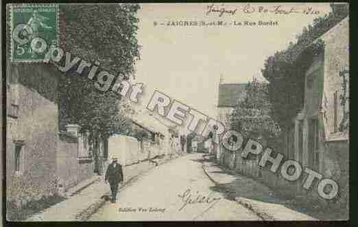 Ville de JAIGNES Carte postale ancienne