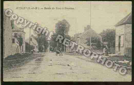 Ville de JUTIGNY Carte postale ancienne