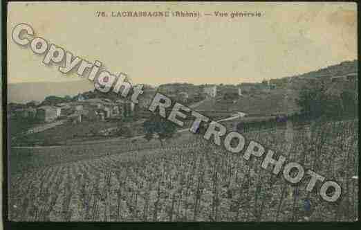 Ville de LACHASSAGNE Carte postale ancienne