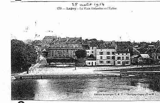 Ville de LAGNYSURMARNE Carte postale ancienne