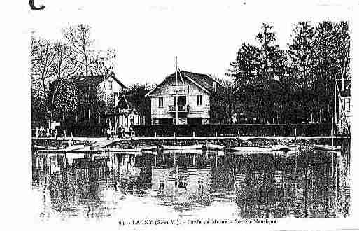 Ville de LAGNYSURMARNE Carte postale ancienne