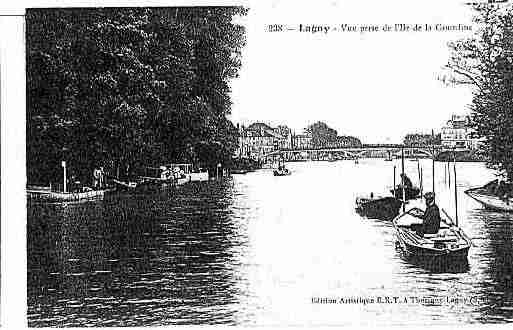 Ville de LAGNYSURMARNE Carte postale ancienne