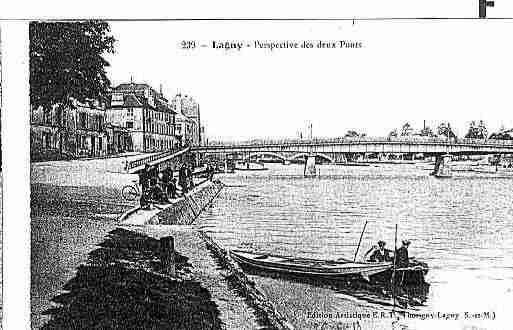 Ville de LAGNYSURMARNE Carte postale ancienne