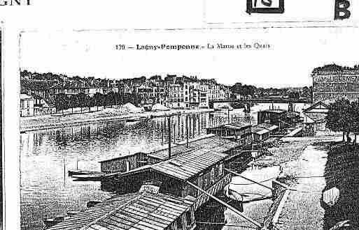 Ville de LAGNYSURMARNE Carte postale ancienne