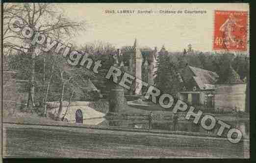 Ville de LAMNAY Carte postale ancienne