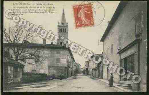 Ville de LANCIE Carte postale ancienne