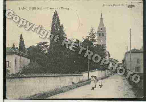 Ville de LANCIE Carte postale ancienne