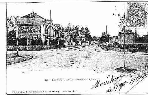 Ville de LIZYSUROURCQ Carte postale ancienne