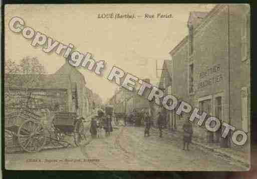 Ville de LOUE Carte postale ancienne