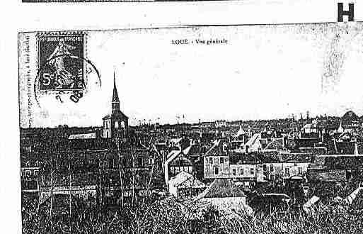 Ville de LOUE Carte postale ancienne