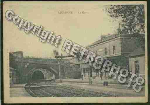 Ville de LOZANNE Carte postale ancienne