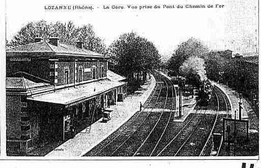 Ville de LOZANNE Carte postale ancienne