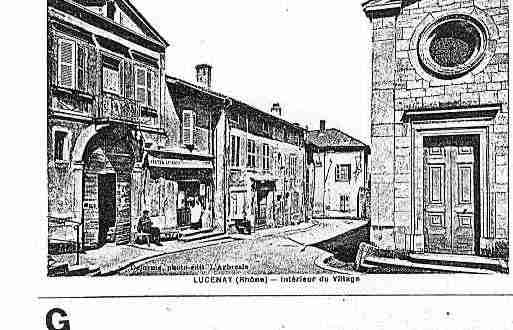 Ville de LUCENAY Carte postale ancienne