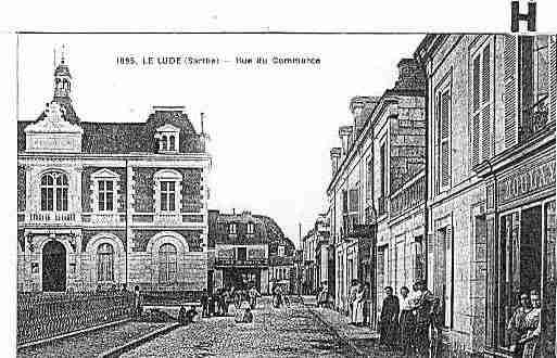 Ville de LUDE Carte postale ancienne