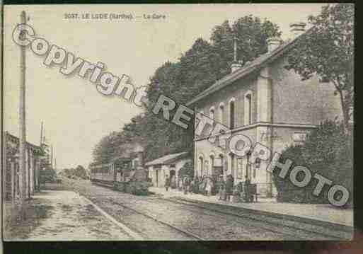 Ville de LUDE Carte postale ancienne