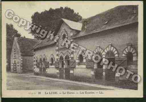 Ville de LUDE Carte postale ancienne