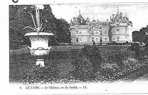 Ville de LUDE Carte postale ancienne