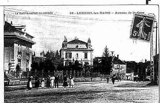 Ville de LUXEUILLESBAINS Carte postale ancienne