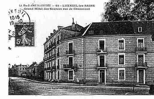 Ville de LUXEUILLESBAINS Carte postale ancienne