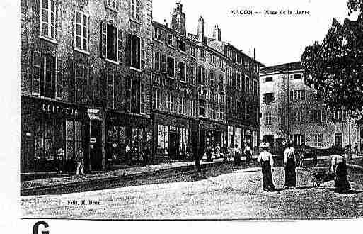 Ville de MACON Carte postale ancienne