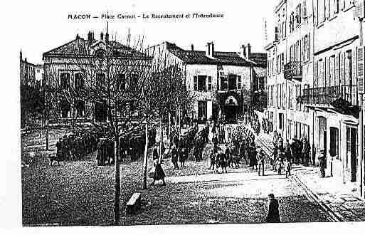 Ville de MACON Carte postale ancienne