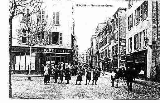 Ville de MACON Carte postale ancienne